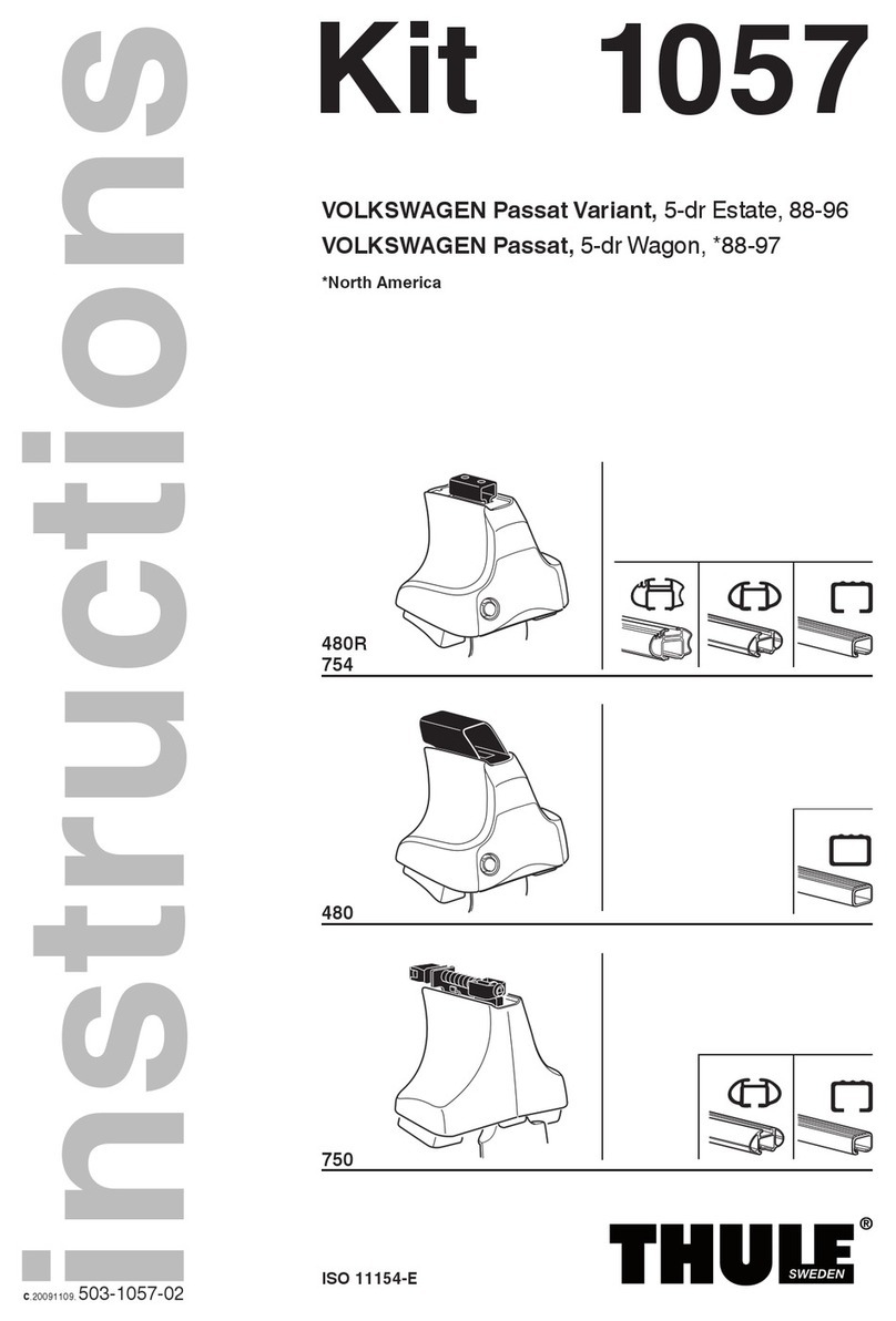 Thule 1057 User manual Thule 1057 User manual