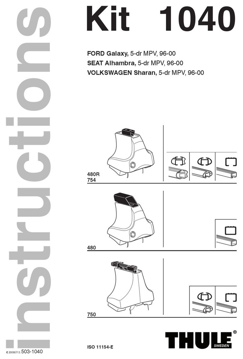 Thule 1040 User manual