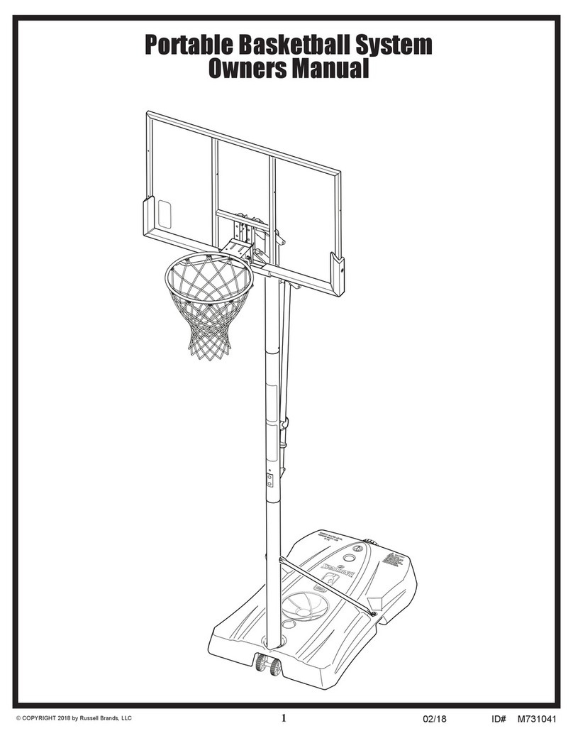 SPALDING 3001653010942 owner's manual