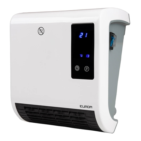 EUROM Sani-Fanheat 2000R instruction manual