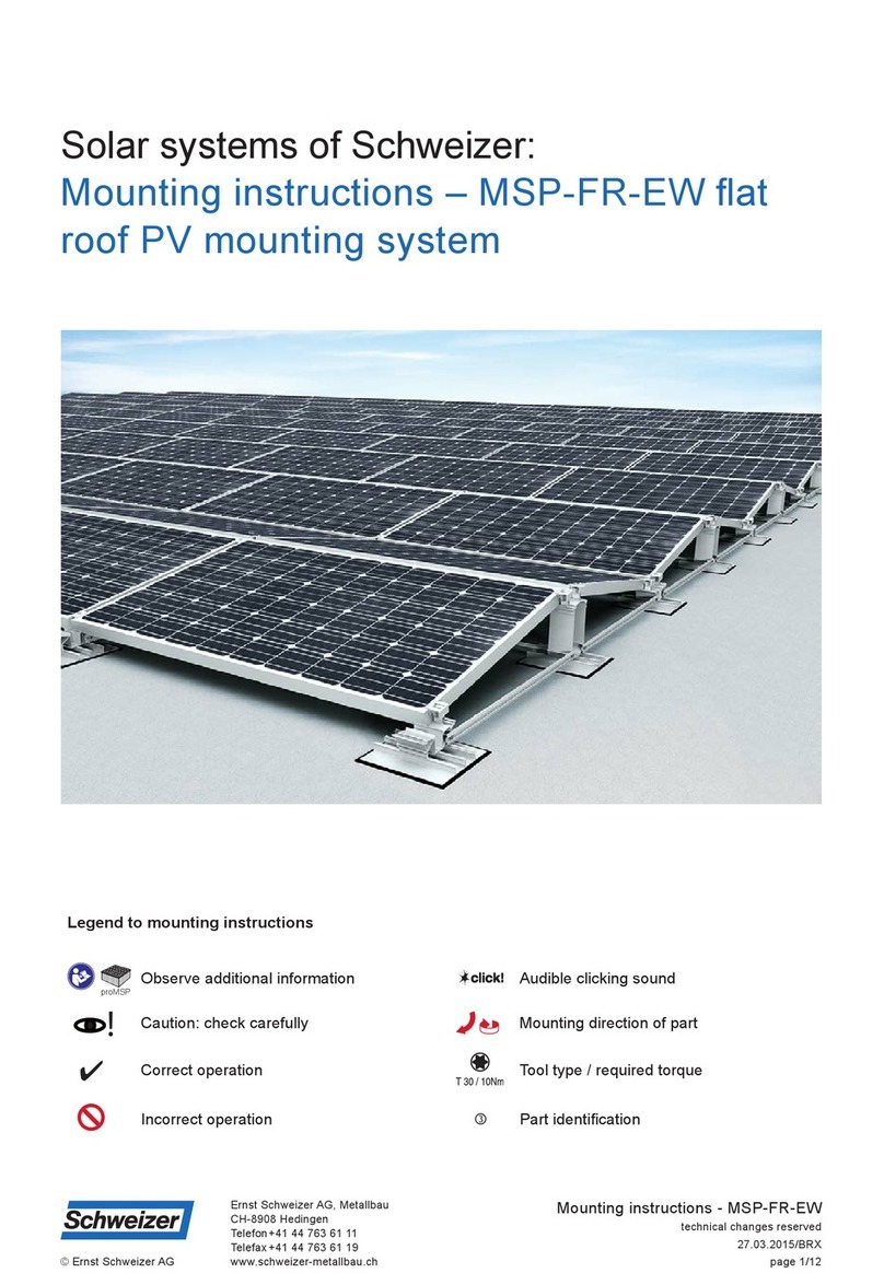 Schweizer MSP-FR-EW Mounting instructions