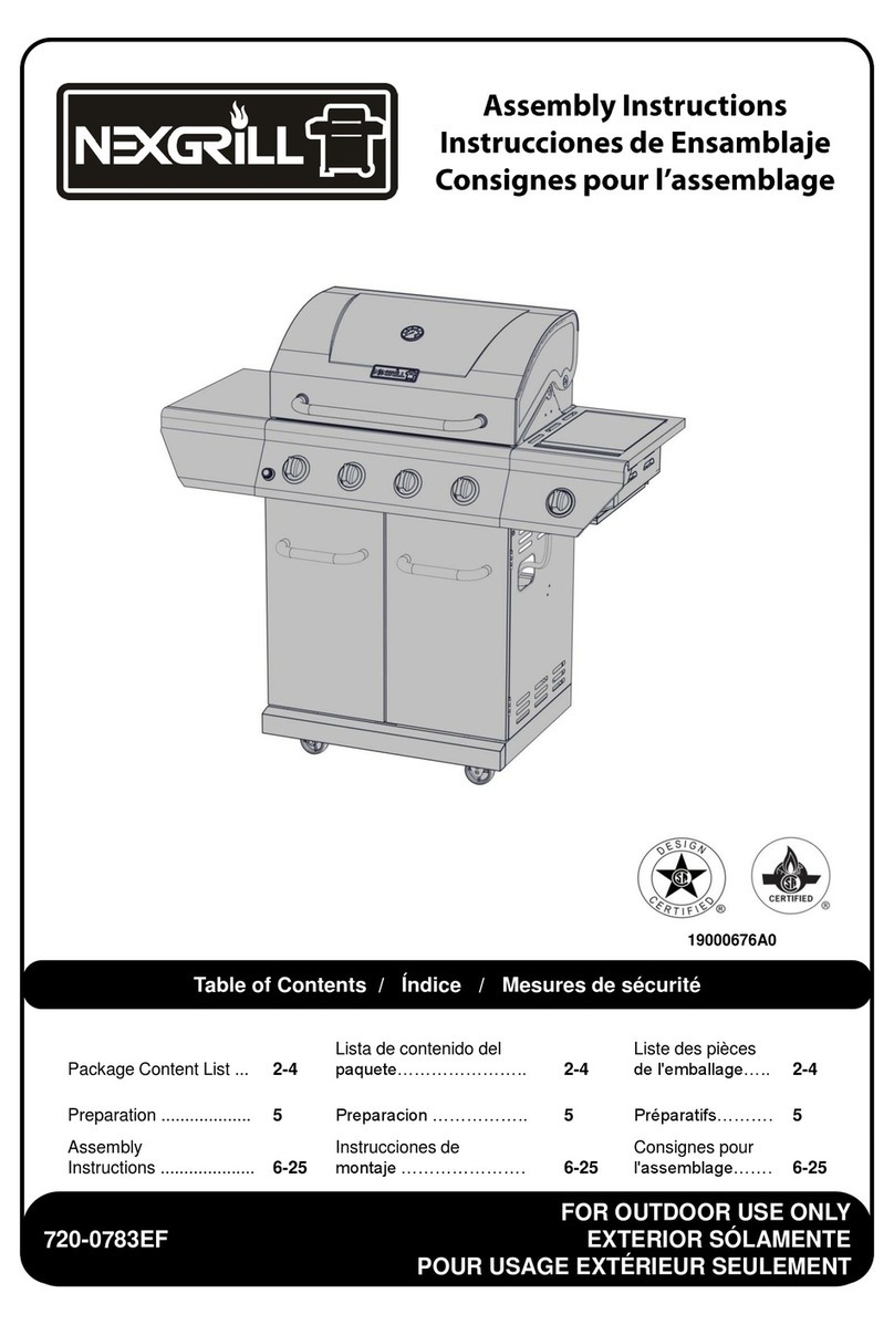 Nexgrill 720-0783EF User manual