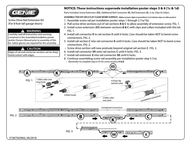 Genie 37303r User manual