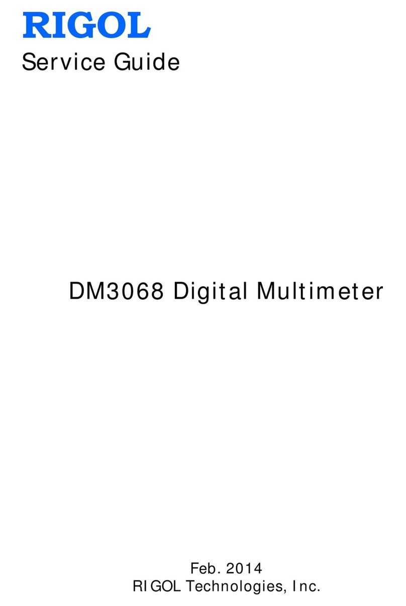 Rigol DM3068 User manual