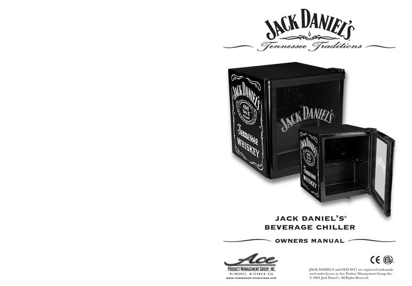 Ace Jack Daniel's Beverage Chiller User manual