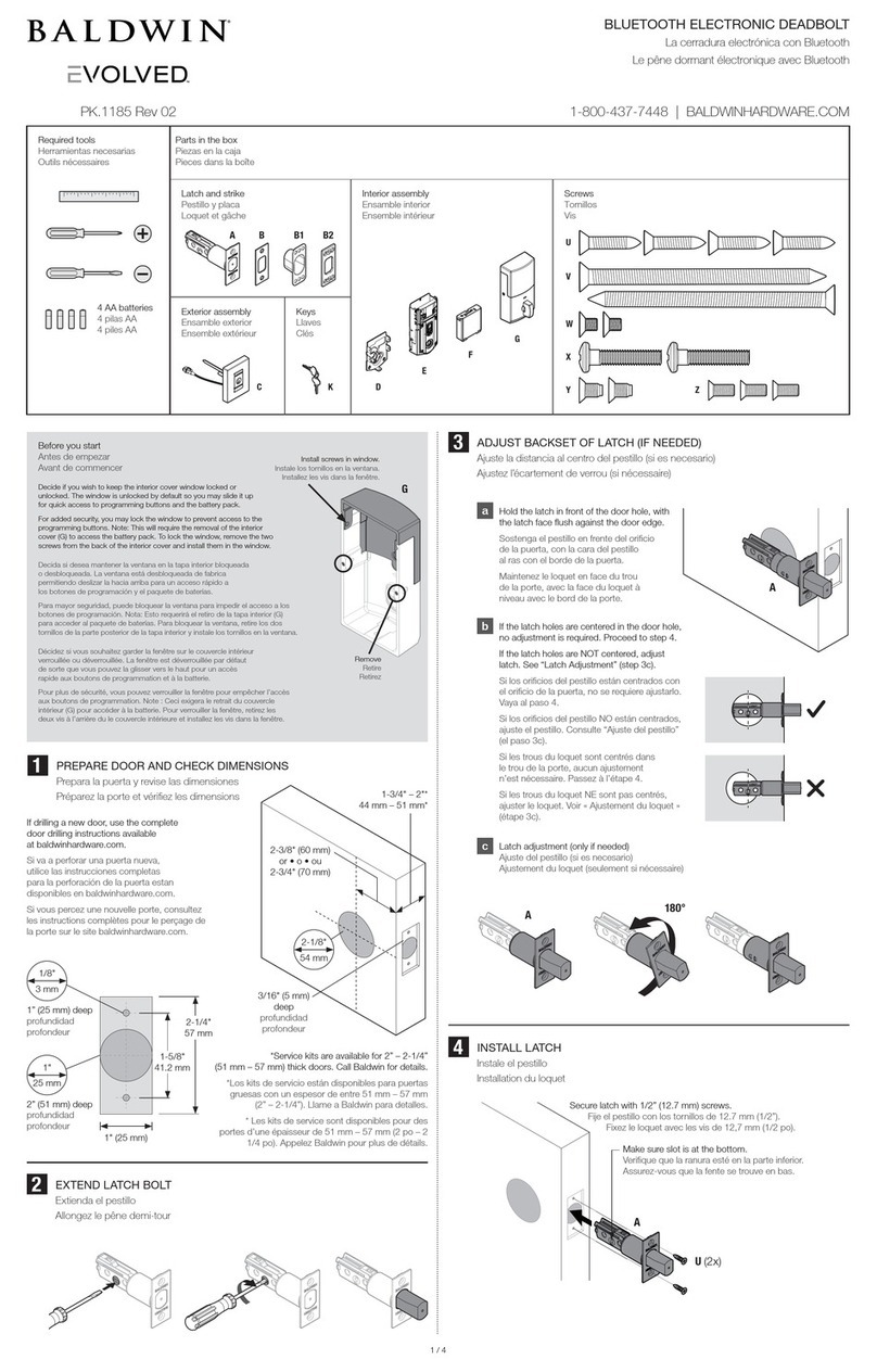 Baldwin Evolved User manual