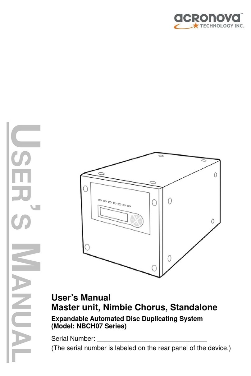 Acronova Technology Nimbie Chorus NBCH07 Series user manual
