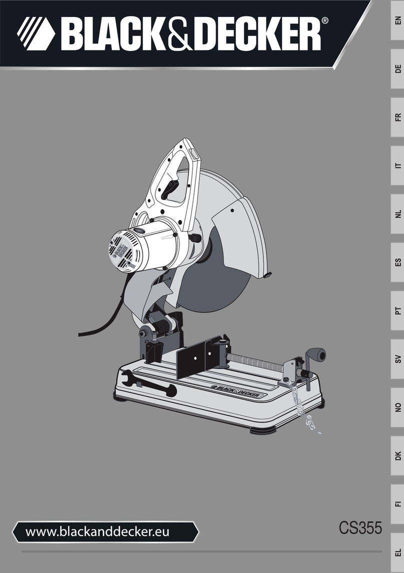 Black & Decker CS355 User manual Black & Decker CS355 User manual