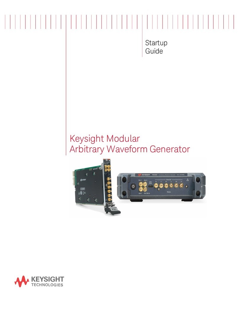 Keysight Technologies P9336A Startup guide