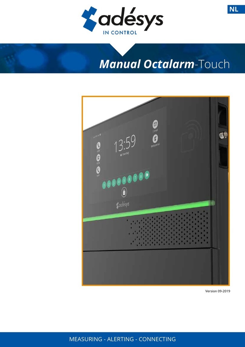 Adesys Octalarm-Touch manual