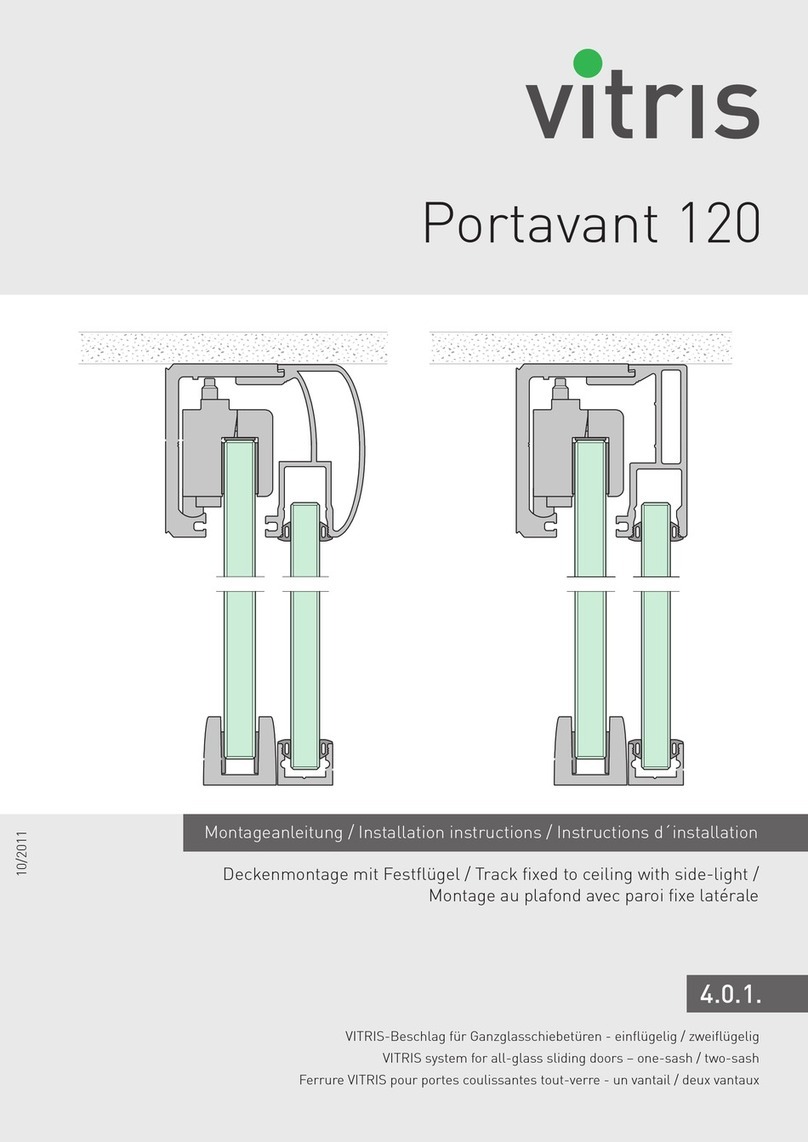 Vitris Portavant 120 installation instructions