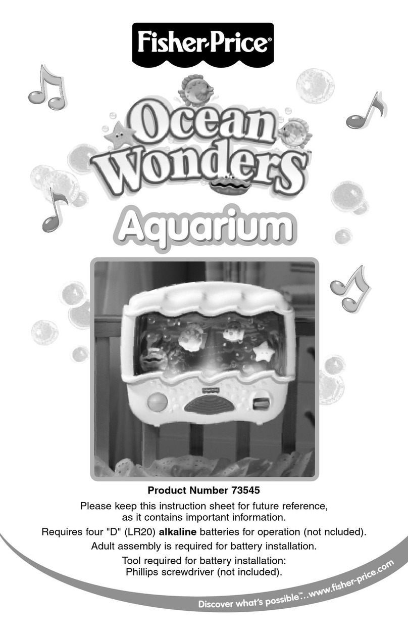 Fisher-Price Ocean Wonders Aquarium User manual Fisher-Price Ocean Wonders Aquarium User manual