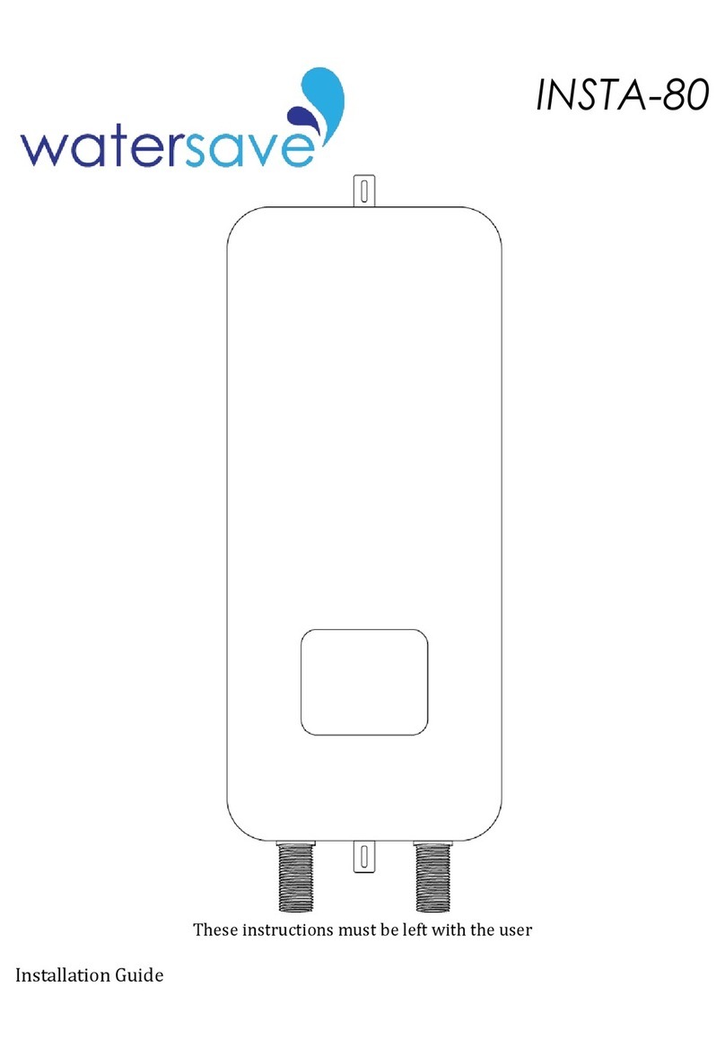 watersave INSTA-80 installation guide