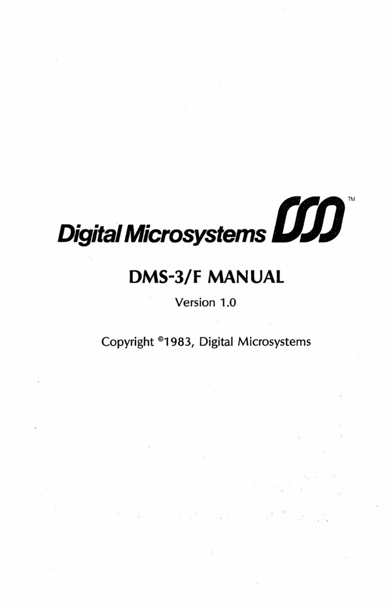 Digital Microsystems DMS-3/F manual