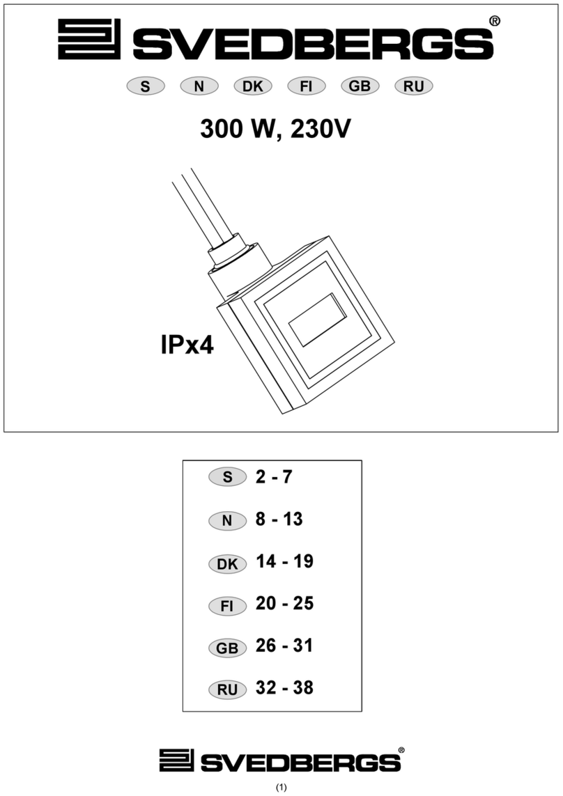 Svedbergs 54070 manual