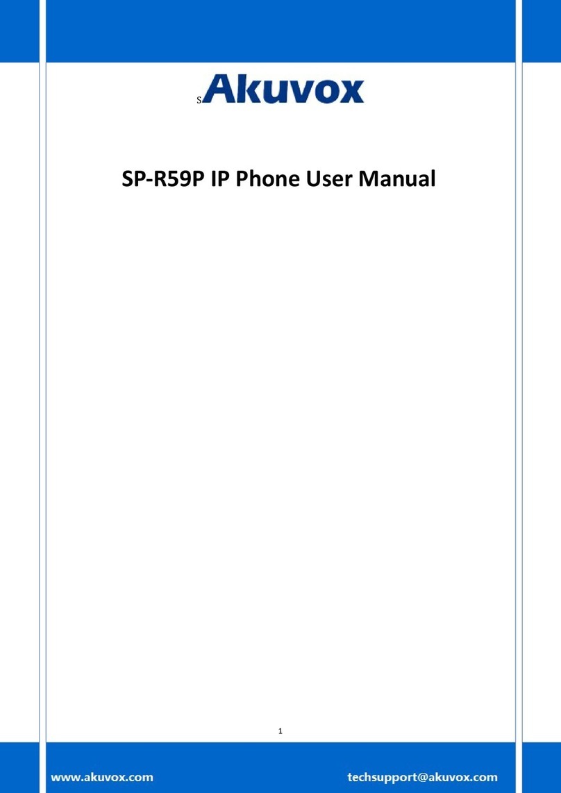 Akuvox SP-R59P User manual