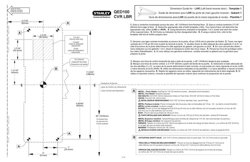 Stanley QED100 CVR LBR User instructions