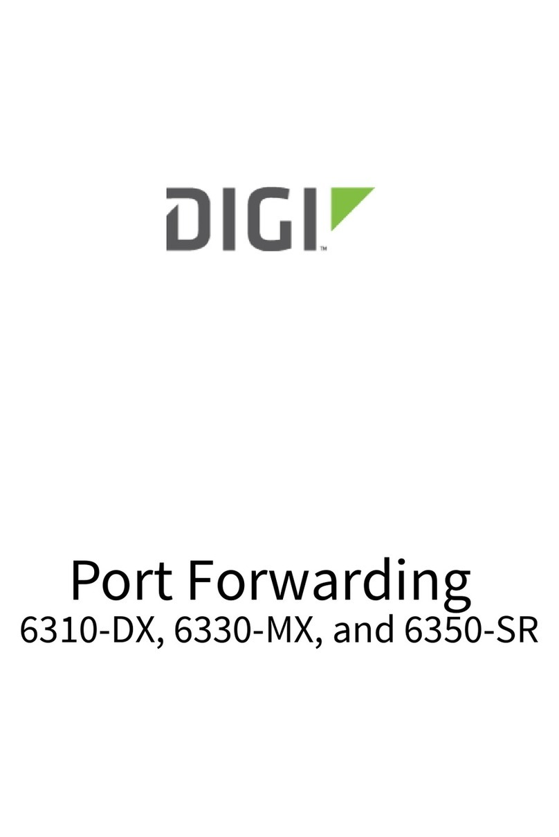 Digi 6310-DX User manual