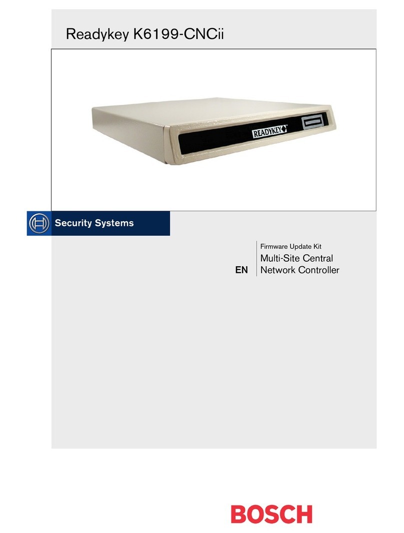 Bosch Readykey K6199-CNCii Use and care manual