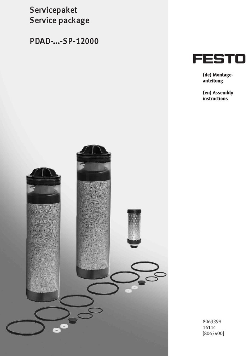 Festo PDAD-SP-12000 Series User manual