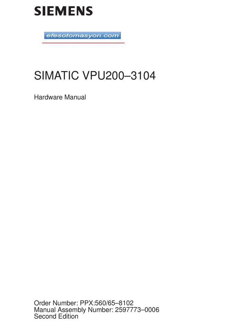 Siemens SIMATIC VPU200-3104 User manual