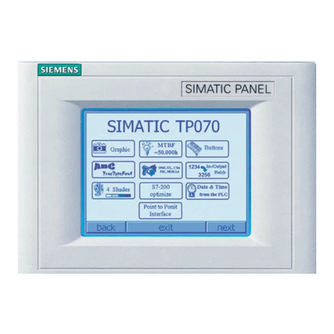 Siemens SIMATIC HMI TP 070 Technical Document