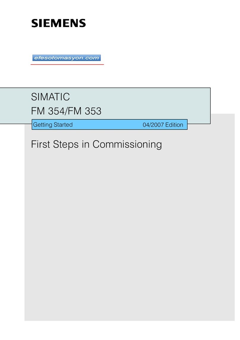Siemens SIMATIC FM 353 Getting started