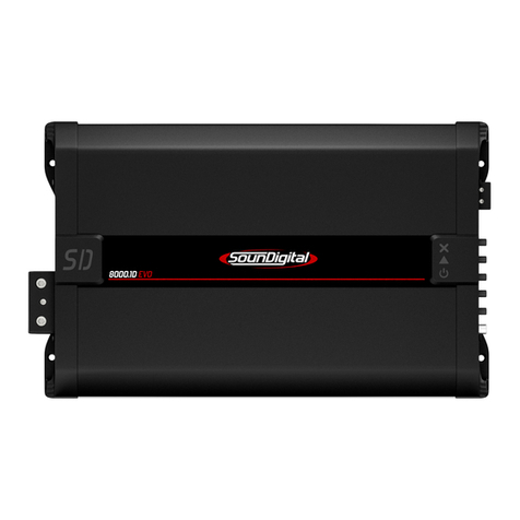 Soundigital 8000.1D EVO owner's manual Soundigital 8000.1D EVO owner's manual