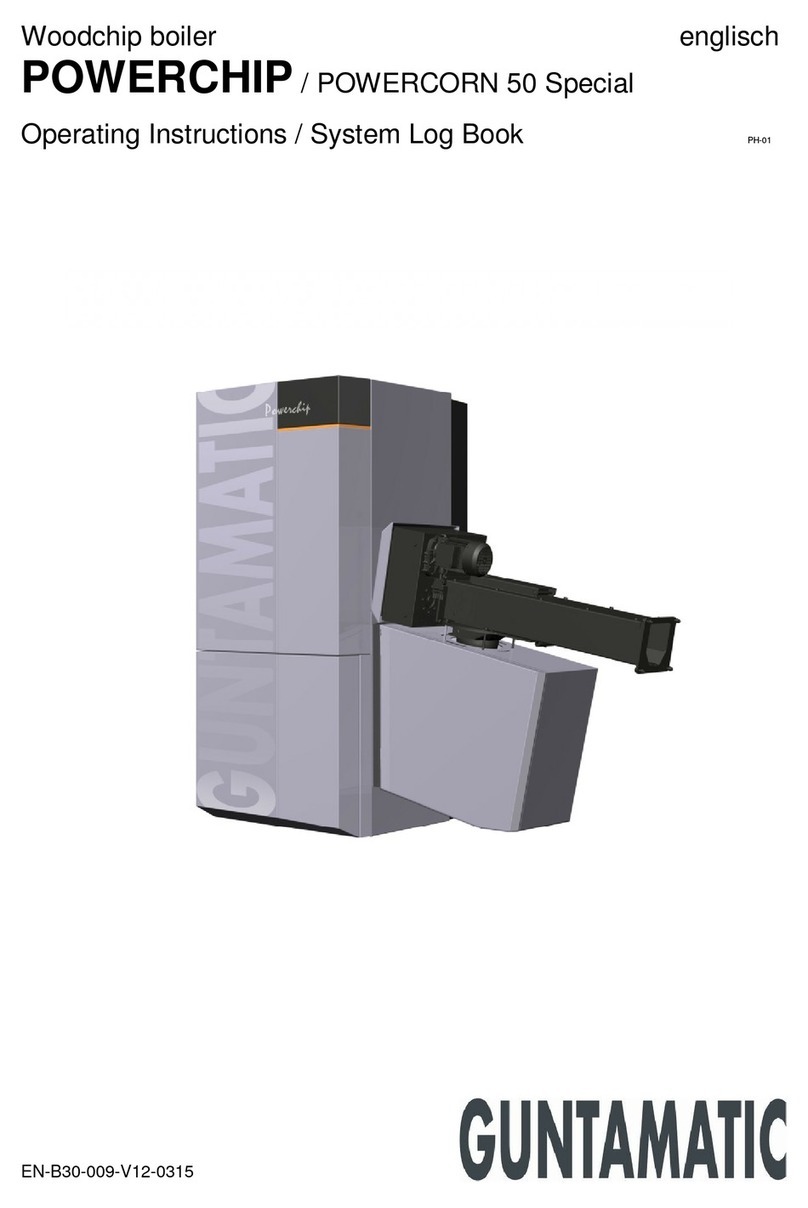 Guntamatic POWERCHIP Series Operating Instructions/System Log Book Guntamatic POWERCHIP Series Operating Instructions/System Log Book