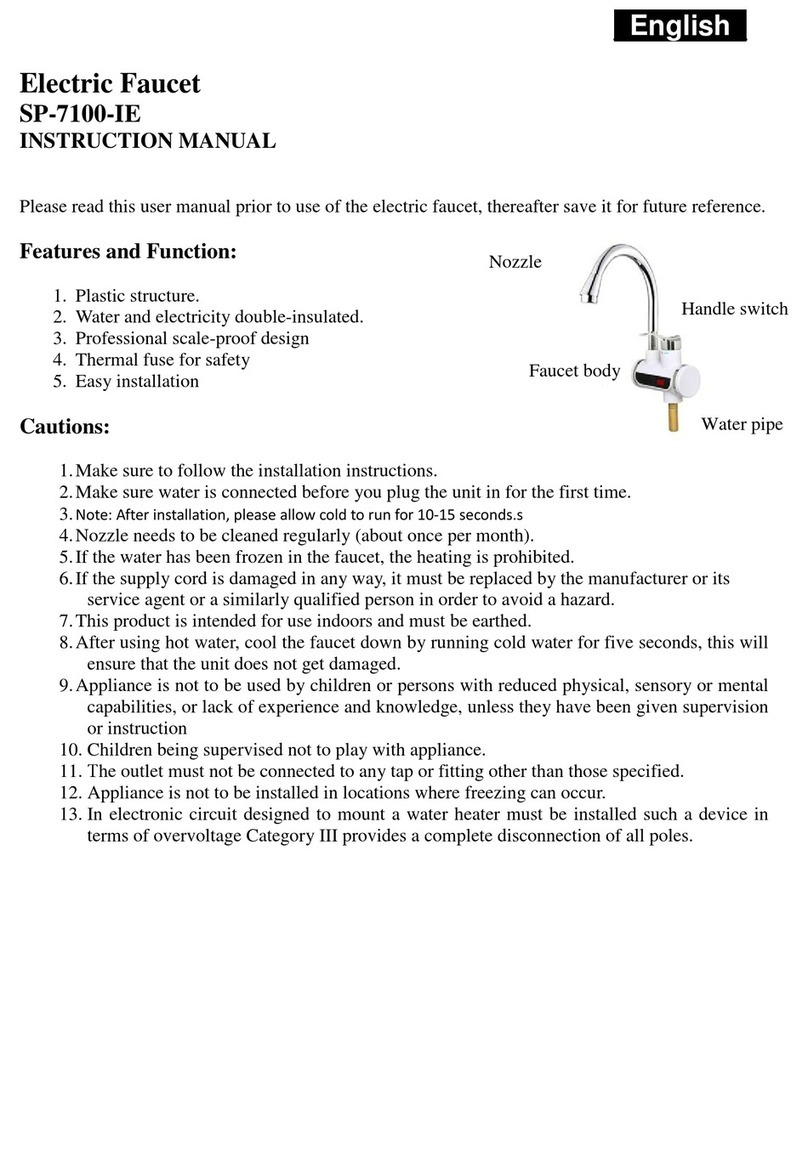 Sapir SP-7100-IE instruction manual