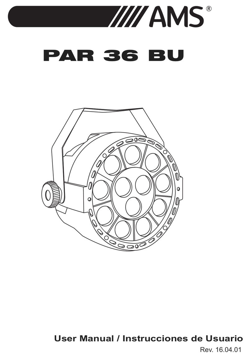 AMS PAR 36 BU user manual
