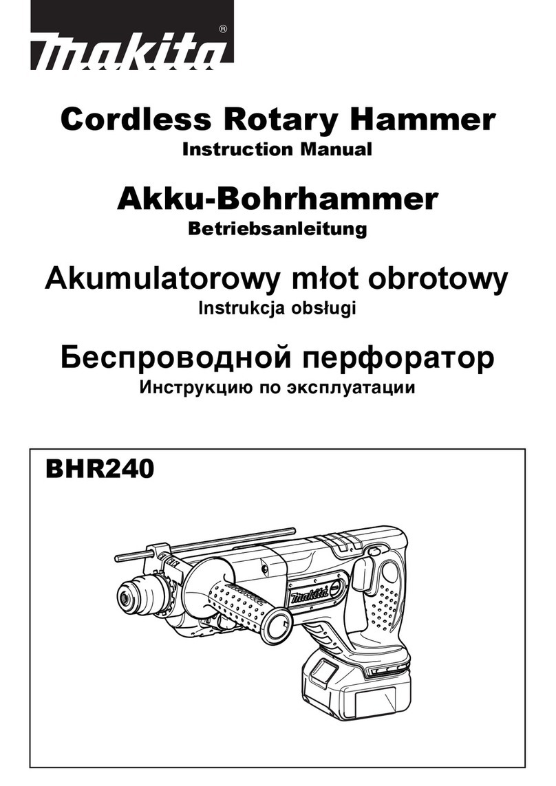 Makita BHR240 instruction manual