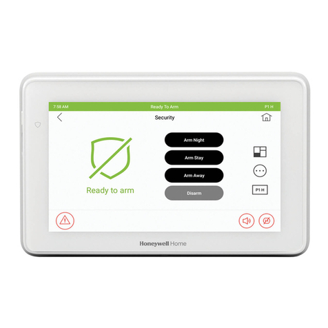 Honeywell Home Touchscreen 6290W User manual