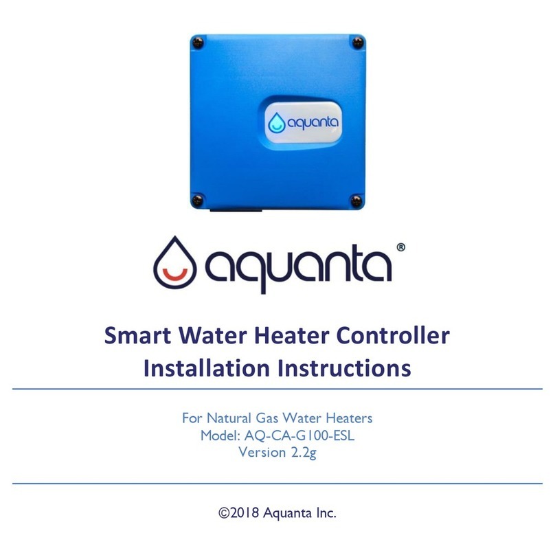 aquanta AQ-CA-G100-ESL installation instructions