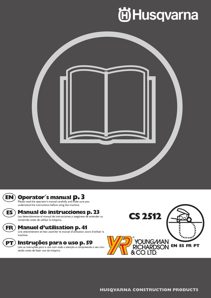 Husqvarna CS 2512 Operator's manual