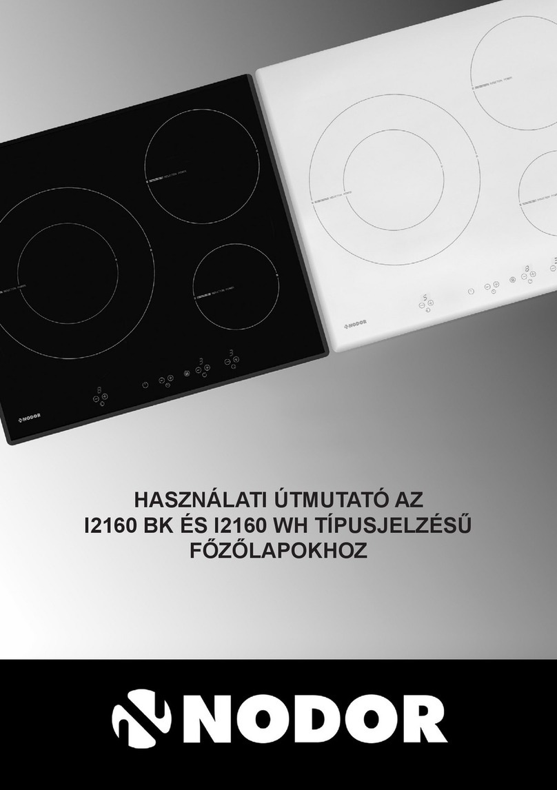 NODOR I2160 BK Operating and maintenance instructions