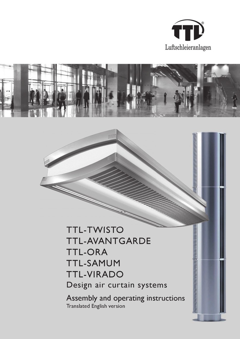 TTL Torluftschleier TTL-TWISTO Assembly and operating instructions