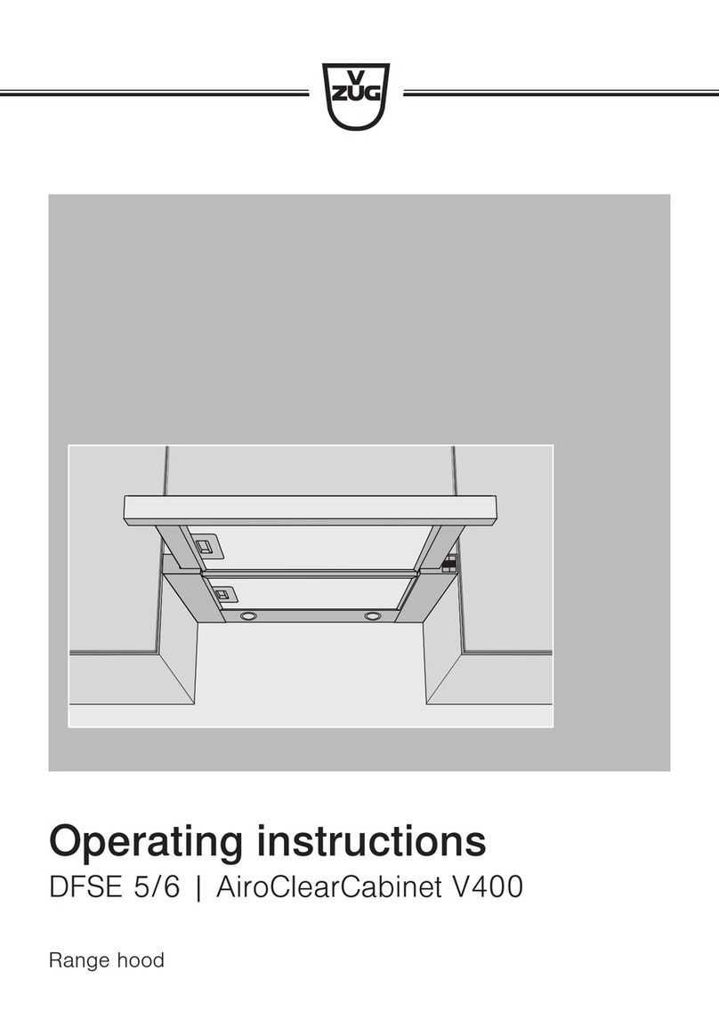 V-ZUG AiroClearCabinet V400 User manual