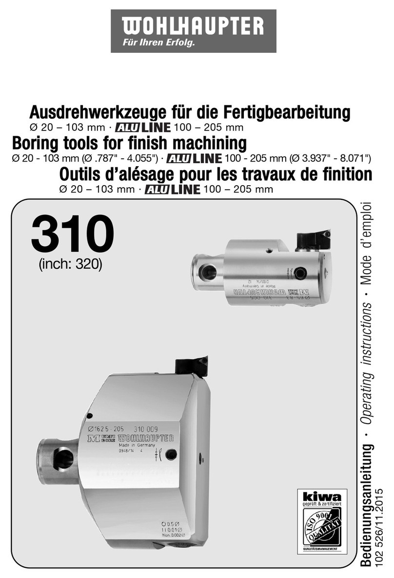 WOHLHAUPTER 310 Series operating instructions