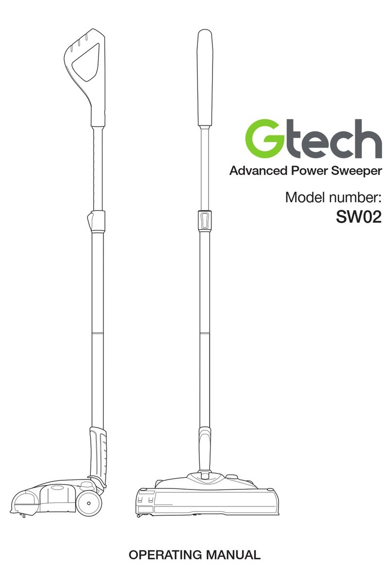 Gtech SW02 operating manual