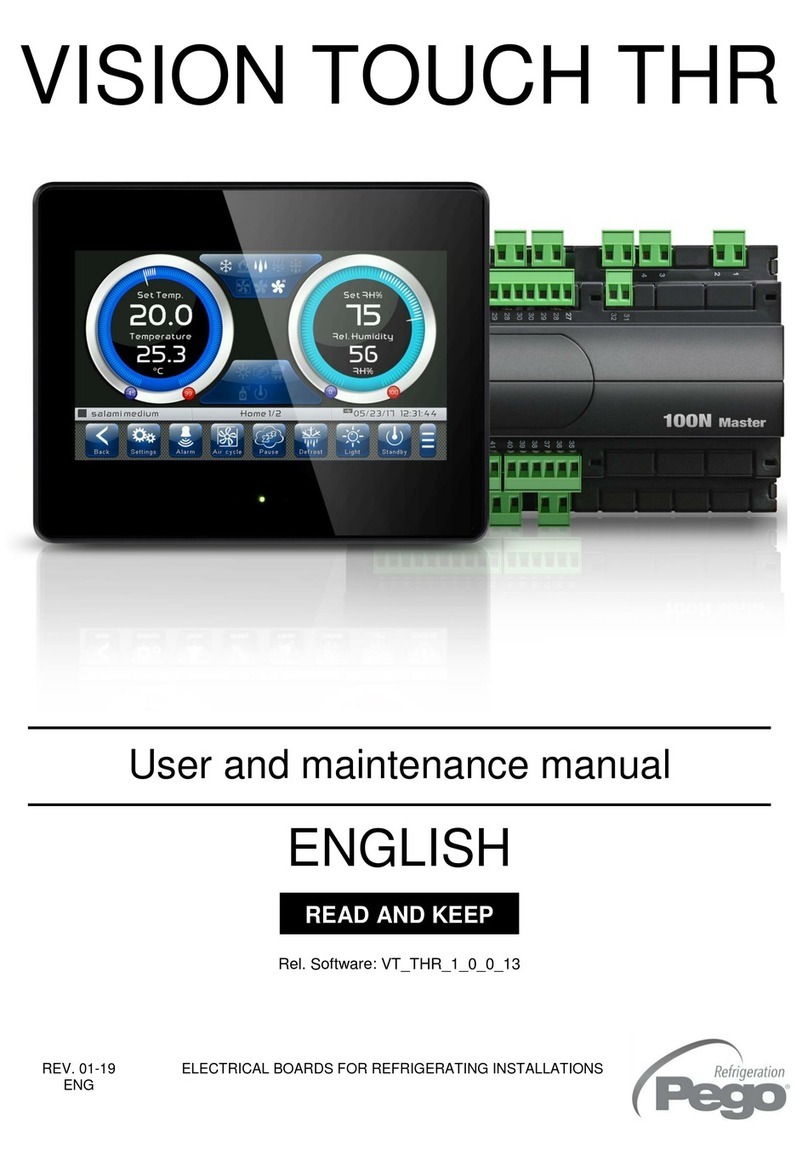 Pego VISION TOUCH THR User and maintenance manual