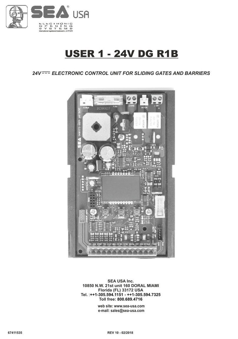 SEA USA User 1 24V DG R1B manual
