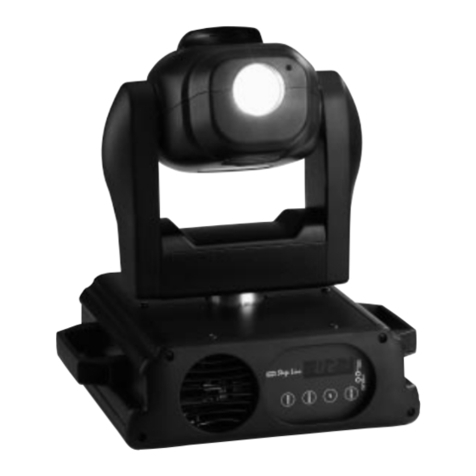 IMG STAGE LINE MOVING HEAD TWIST-150 User manual