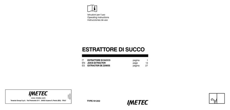 Imetec N1202 operating instructions