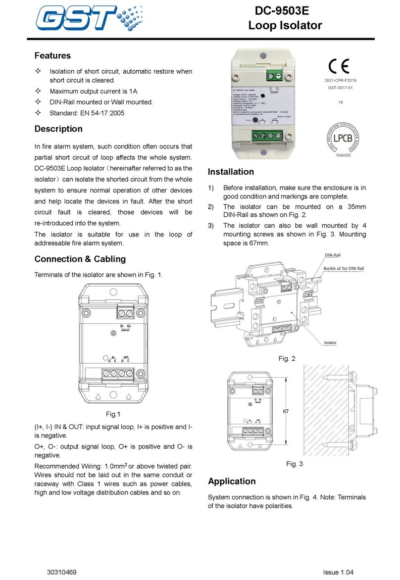 GST DC-9503E quick start guide