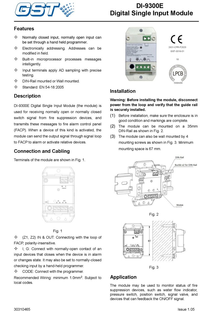 GST DI-9300E User manual