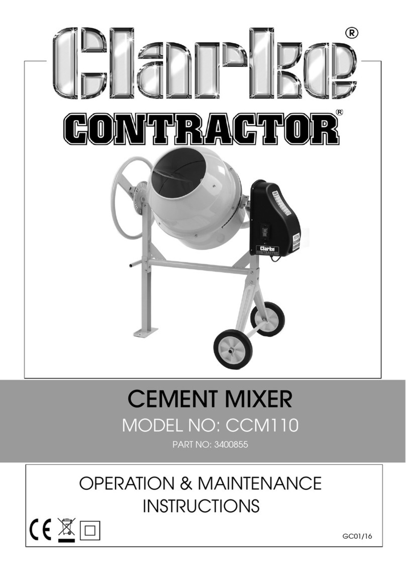 Clarke CCM110 Instruction Manual
