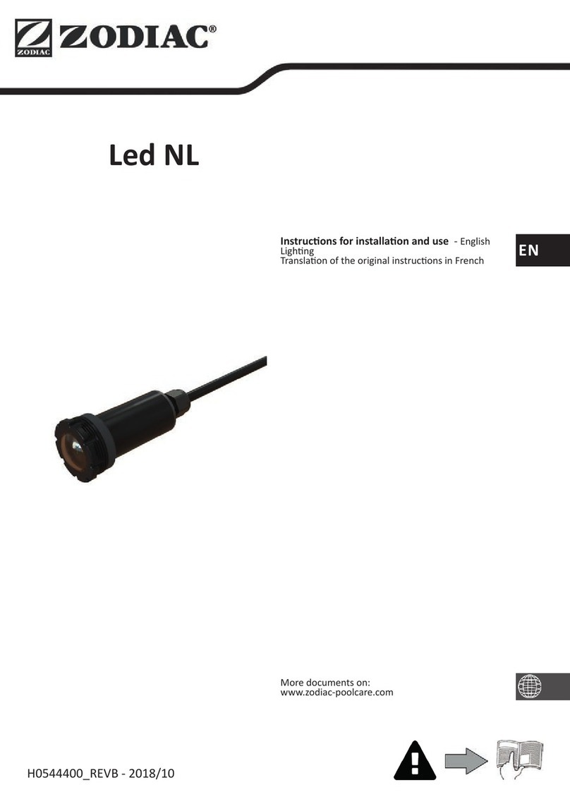 Zodiac Led NL Instructions for installation and use
