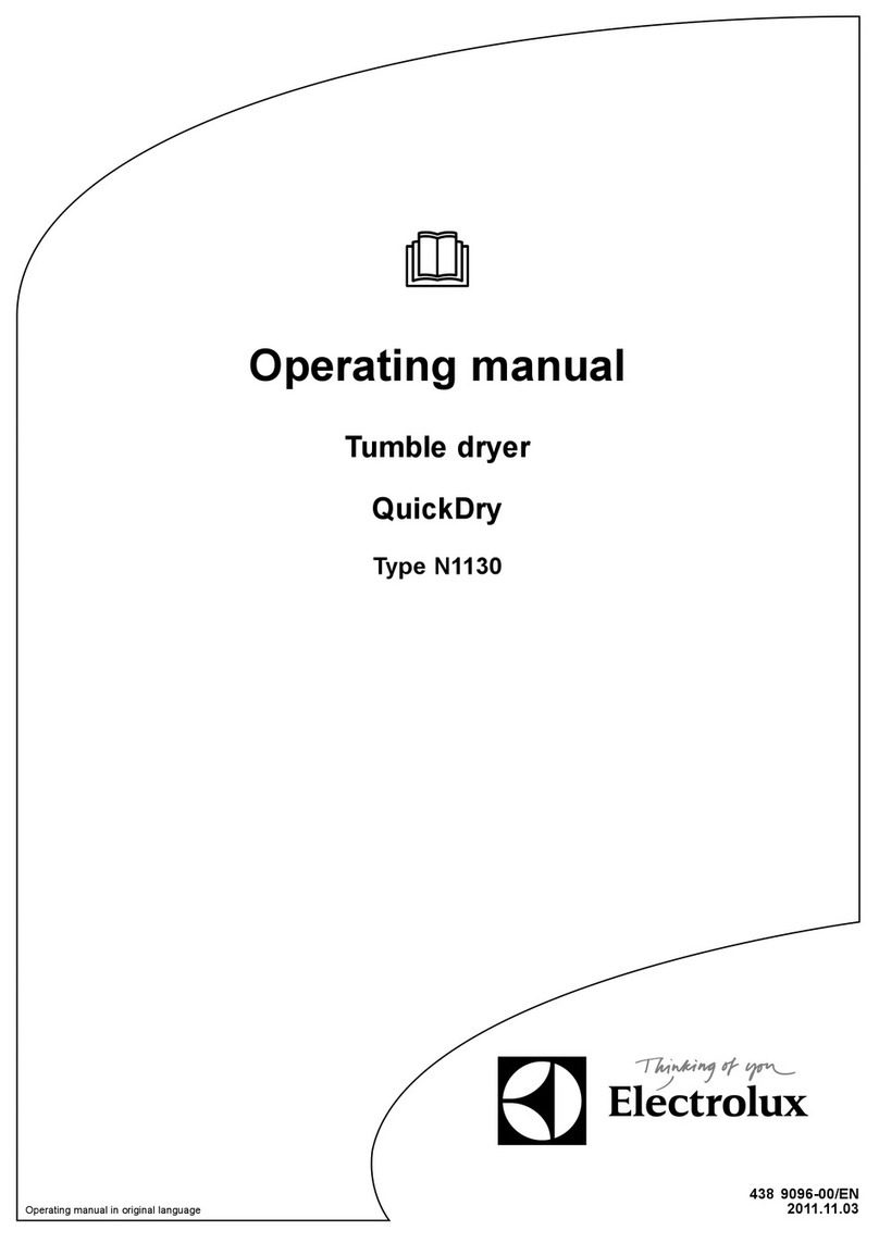 Electrolux QuickDry N1130 User manual Electrolux QuickDry N1130 User manual