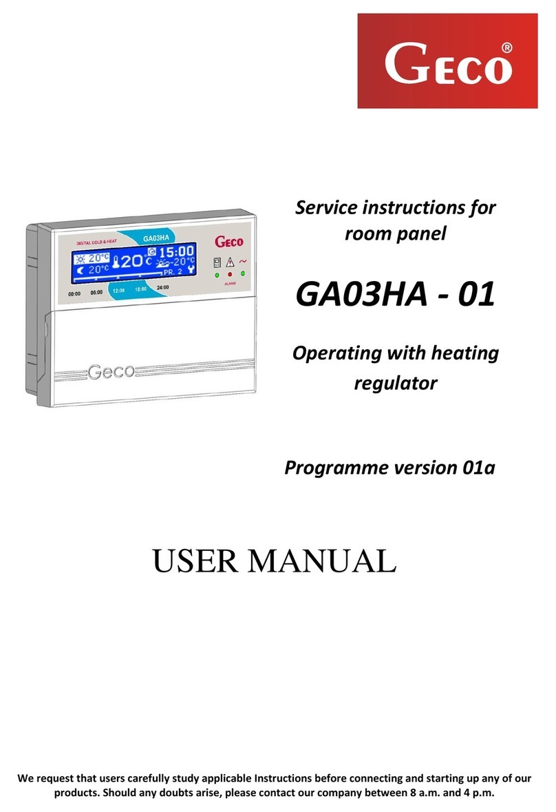 Geco GA03HA-01 user manual Geco GA03HA-01 user manual